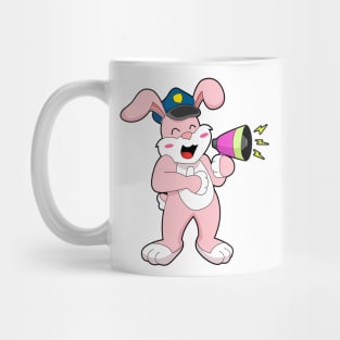 Rabbit Police officer Microphone Mug